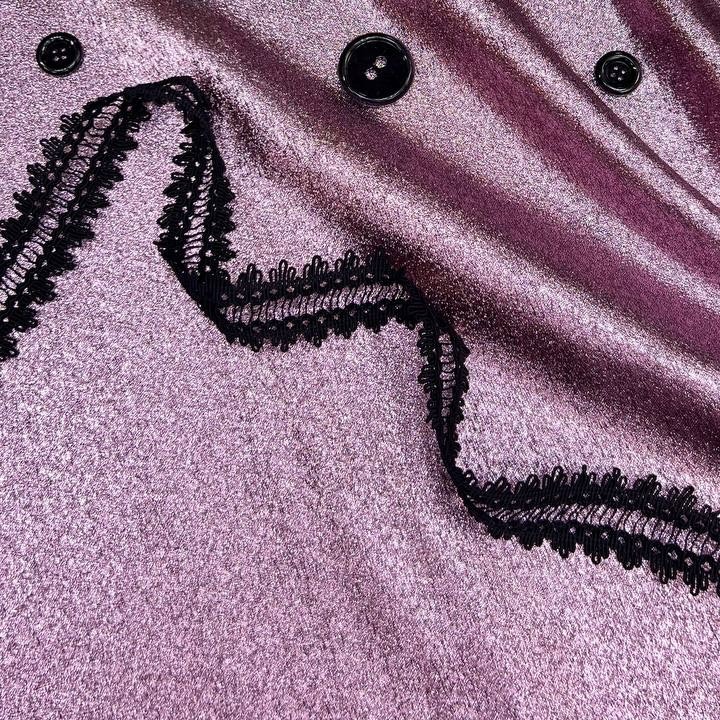 плательная розовая вискоза люрекс ш. 140