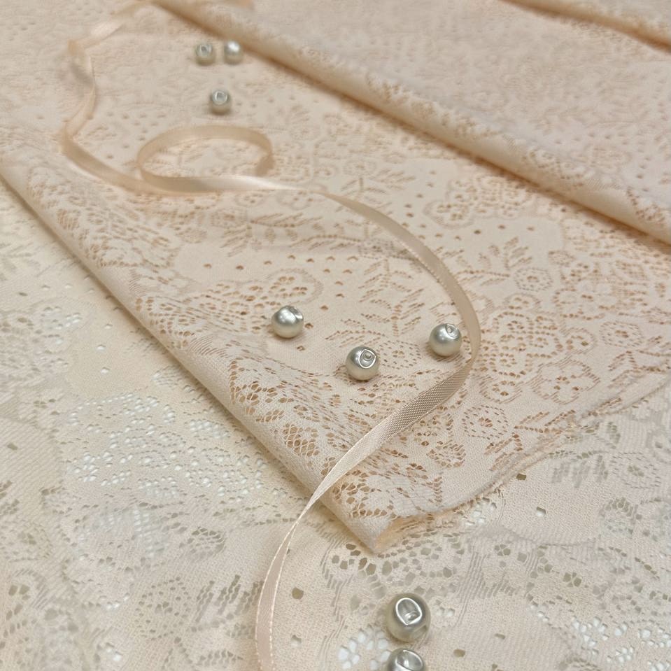 Кружево Валентино, хлопок 92% полиамид 8% , шир 150