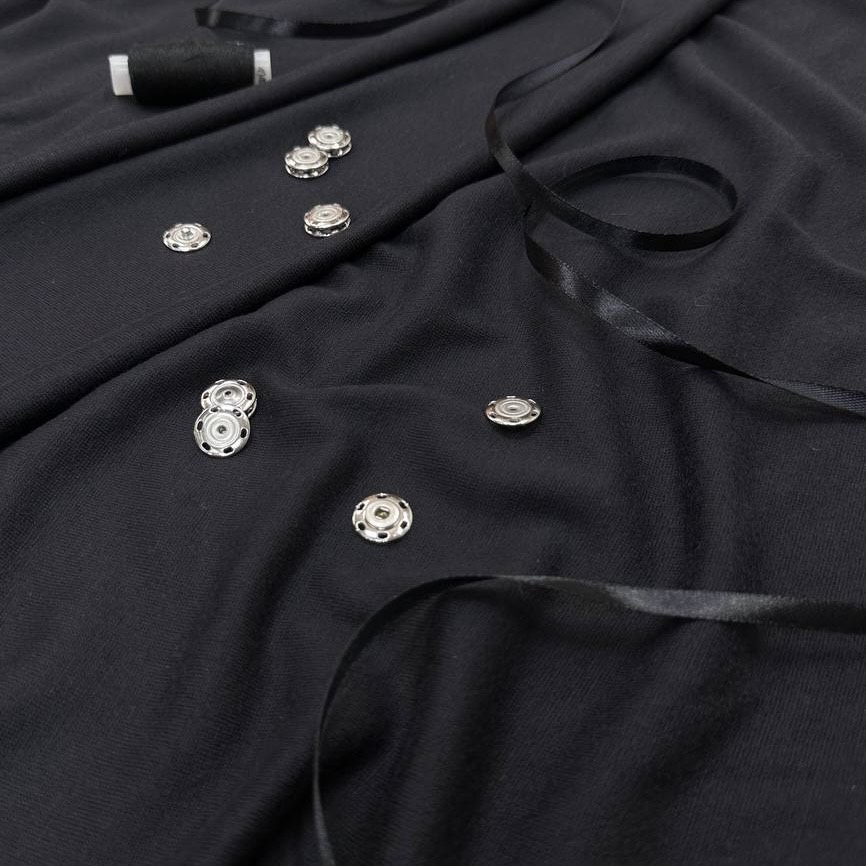 Трикотажное полотно Лоро Пиана графитовое кашемир 100% шир 155