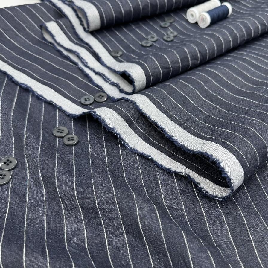 Костюмная Agnona, лен 96% эластан 4%, шир 145